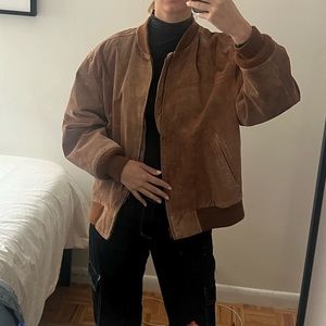 Vintage brown suede jacket